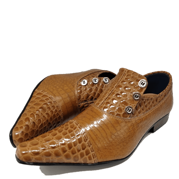 Sapato Masculino Italiano Em Couro Marrom Rogóljin Ref: 7088 Marrom