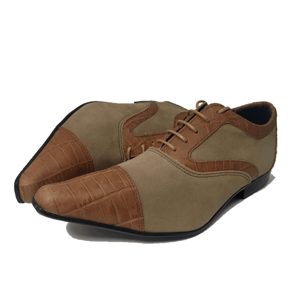 Sapato Masculino Italiano Em Couro El Hombre Ref: 7101 Marrom