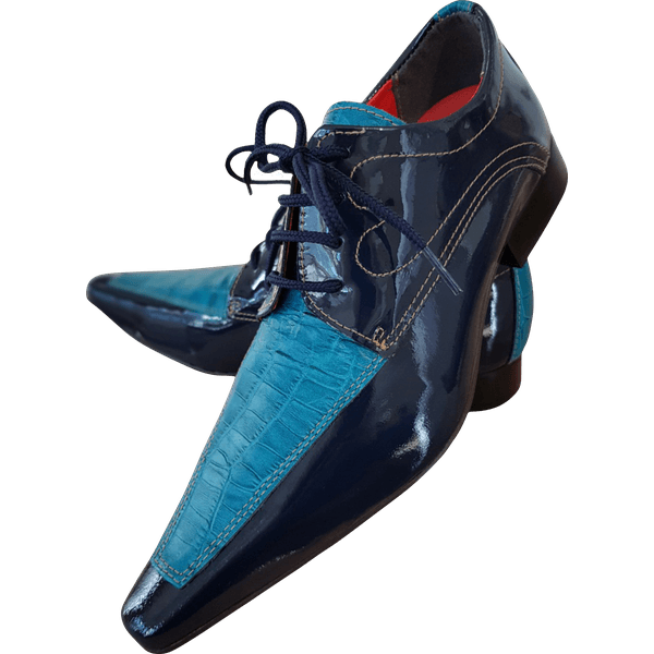 Sapato Masculino Italiano em Couro Jacar Ciano Art Sapatos