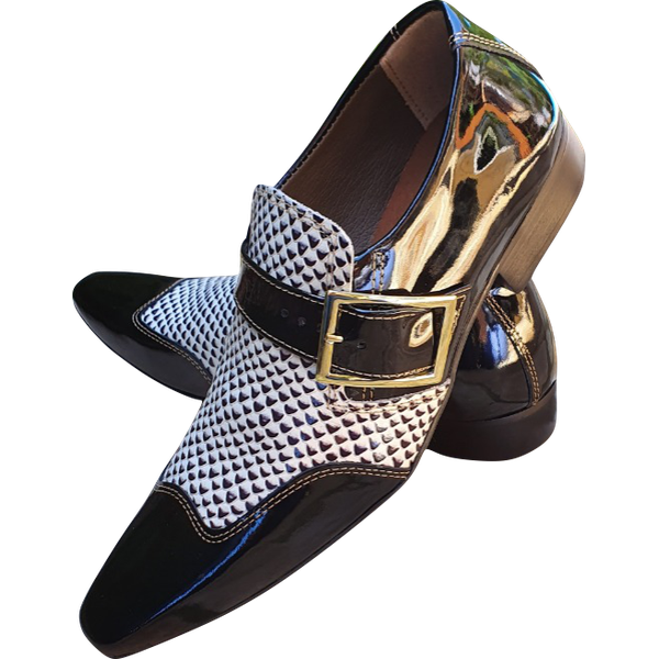 Sapato Masculino Em Couro - Italian Collection - Chessman - Branco