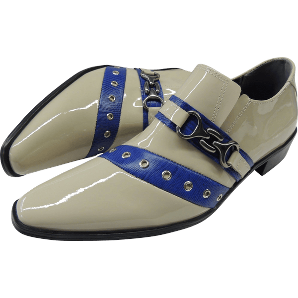 Sapato Masculino Em Couro Social Executivo Branco Veneza Collection