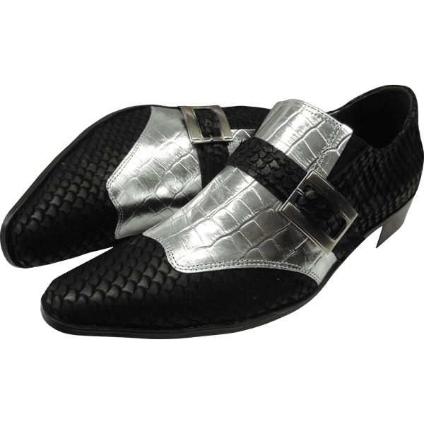 Sapato Masculino Em Couro Social Executivo Prata Veneza Collection