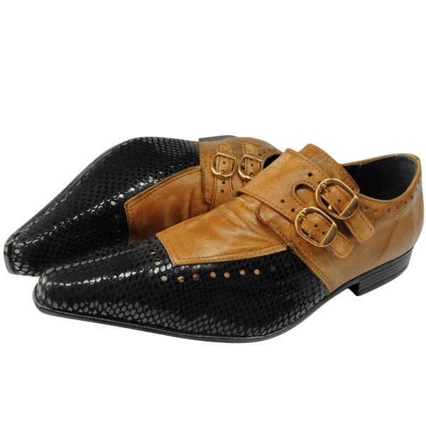 Sapato Masculino Em Couro Social Executivo Social Executivo Em Couro - Marrom - Brown Night