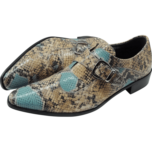 Sapato Masculino Em Couro Social Executivo Cobra Rajada Naja - Paris Collection