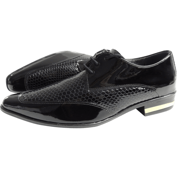 Sapato Masculino Em Couro Social Executivo - Montreal Collection - Dark Stars