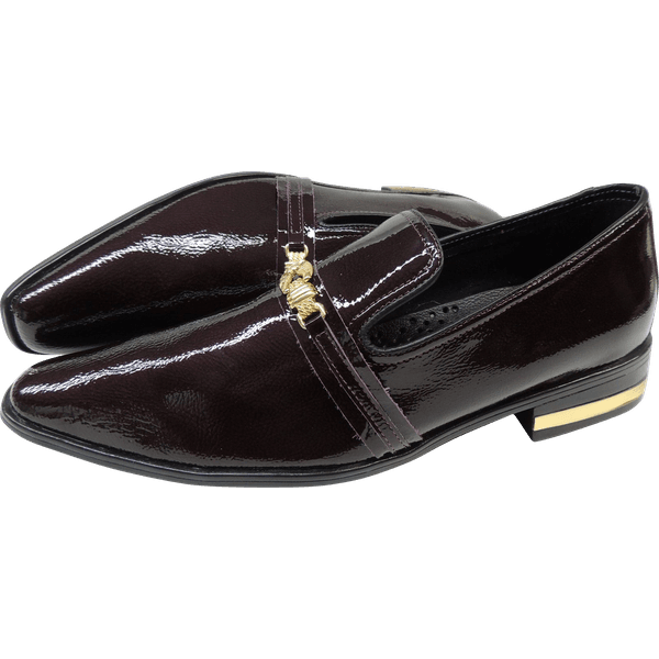 Mocassim Masculino Em Couro - Preto - Bordo Suit