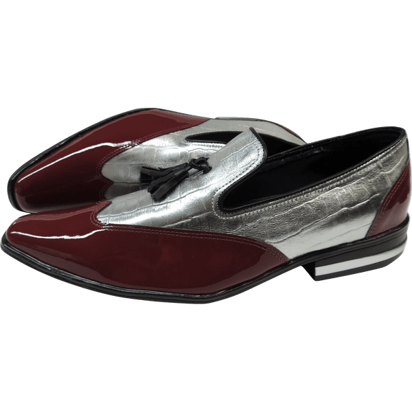 Mocassim Masculino Em Couro - Vinho - Red Sylvester