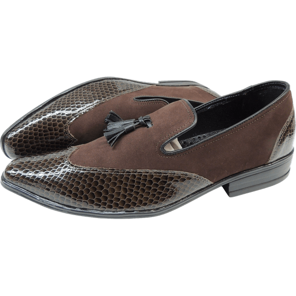 Mocassim Masculino Em Couro - Marrom - Monza Tuxedo