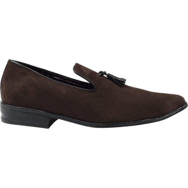 Mocassim Masculino em Veludo Marrom Sofistication Art Sapatos