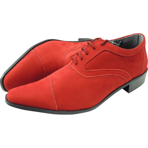 Sapato Masculino Em Couro Social Executivo Vermelho King Veneza