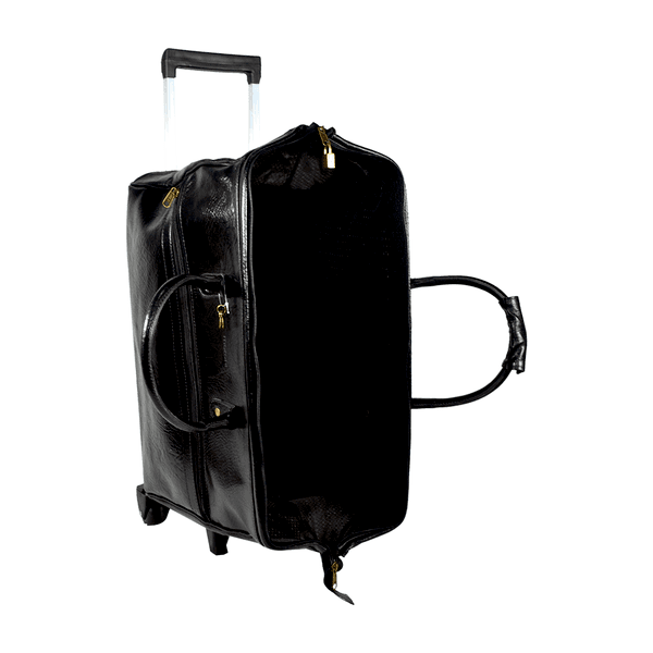 Mala De Viagem Em Couro K9 Preto Voyage Night Ref: 908