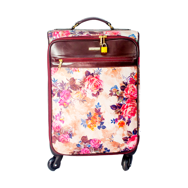 Mala De Bordo Em Couro K9 Floral Peace Trip Ref: 989