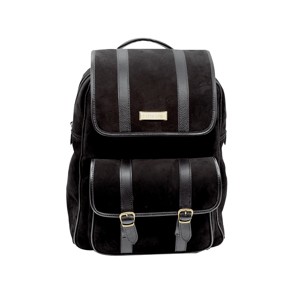 Mochila Feminina Notebook Em Couro Preto Floter Business Woman Dora Ref: 785