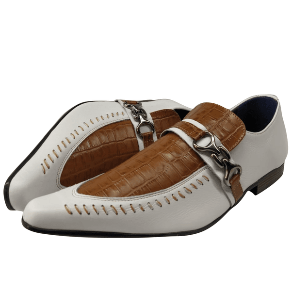 Sapato Masculino Em Couro Social Executivo Marrom Liv Veneza Collection Ref: 7081