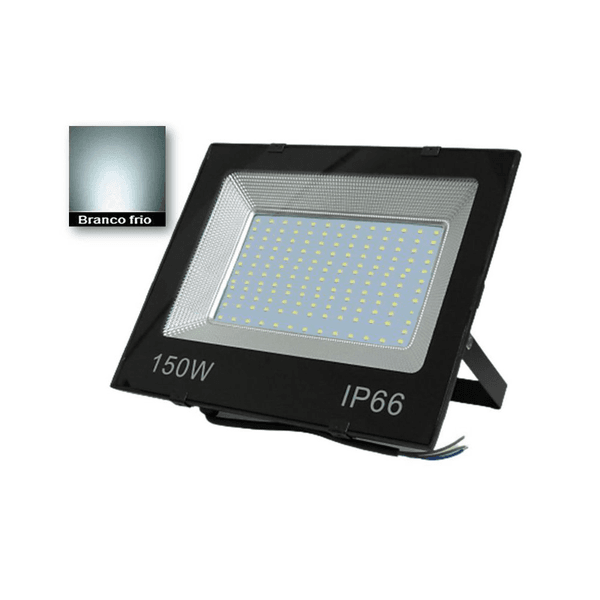 Refletor Holofote De Led Mini Ligth 150w Branco Frio a Prova D'Água