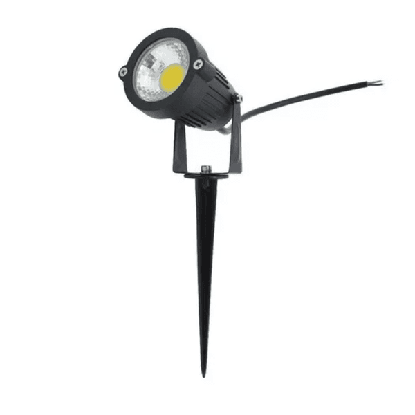 Refletor Espeto Led de Jardim 5W COB verde Bivolt