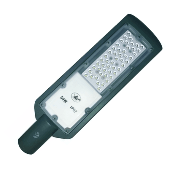 Luminária Publica Led Smd De Poste 50w - Branco Frio - Bivolt a Prova Dágua 