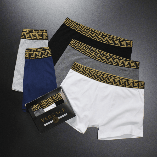 SuperLuxo 12 Cuecas em 3 Cores + 4 Caixas Grátis | M, G, GG 