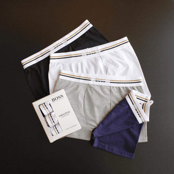 SuperPremium 12 Cuecas em 3 Cores + 4 Caixas Grátis | M, G, GG 