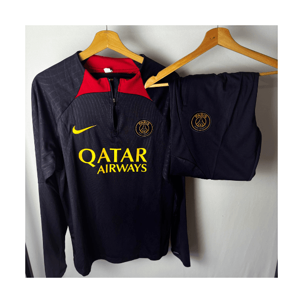 conjunto de treino Paris Saint Germain Roxo (Defeito/Ziper)