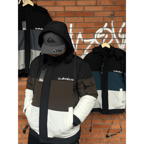 Bobojaco quiksilver tres cores (preto, marrom e branco)