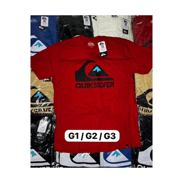 Camisa Quiksilver Vermelha Desenho Vermelha 