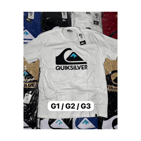 Camisa Quiksilver Branca Desenho 