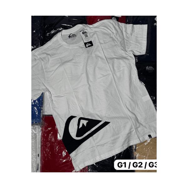 Camisa Quiksilver Branca Desenho Lateral 