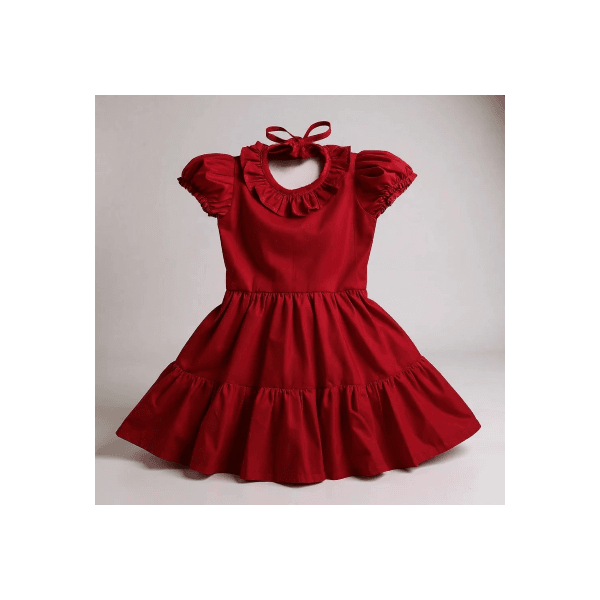 VESTIDO AMORA-vermelho