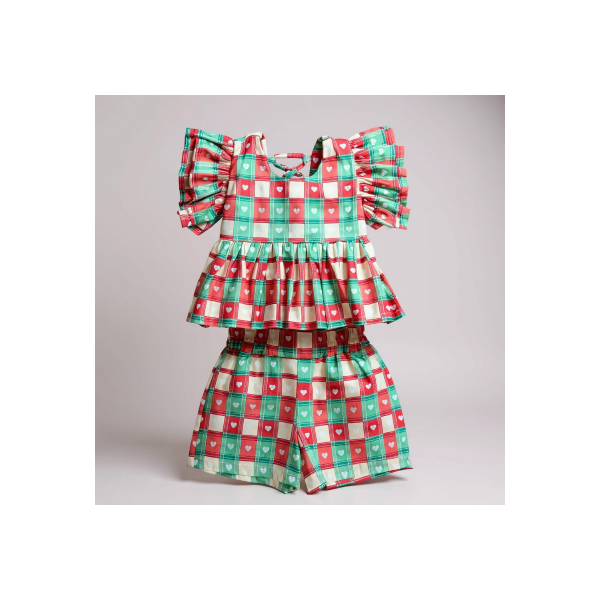 CONJUNTO IZZI - XADREZ CORAÇÃO