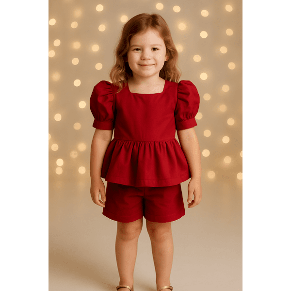 CONJUNTO KIM-VERMELHO