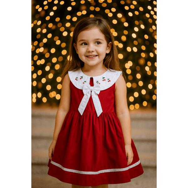 VESTIDO BEBEL- vermelho