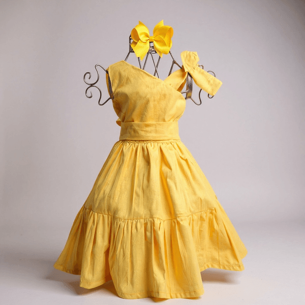 Vestido Helena - amarelo