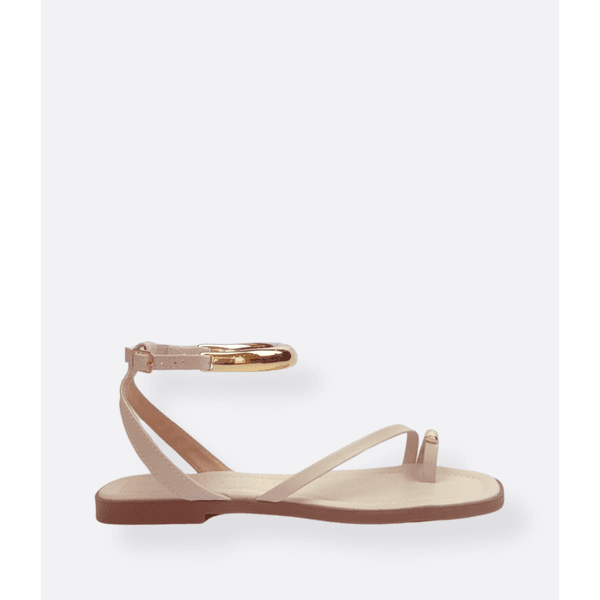 Rasteira Off White Anel de Dedo Eos - ATRIVANCE