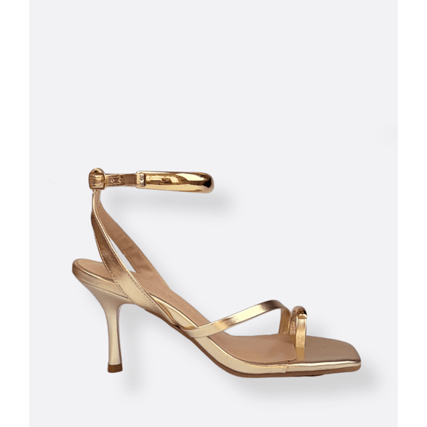 Sandália Dourada Anel de Dedo Athena - ATRIVANCE