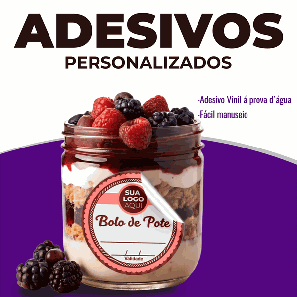 Rótulos Adesivos em Vinil à Prova Dágua