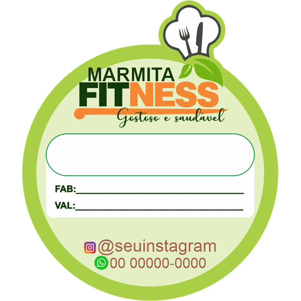 Adesivos para Marmitas 