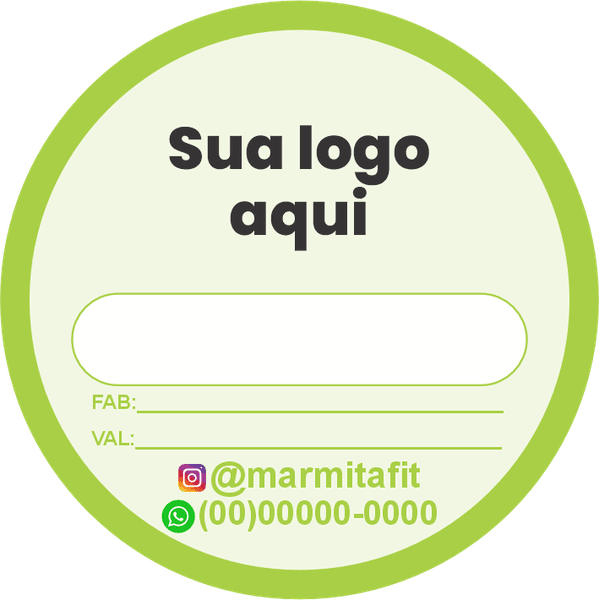 Adesivos para Marmitas 