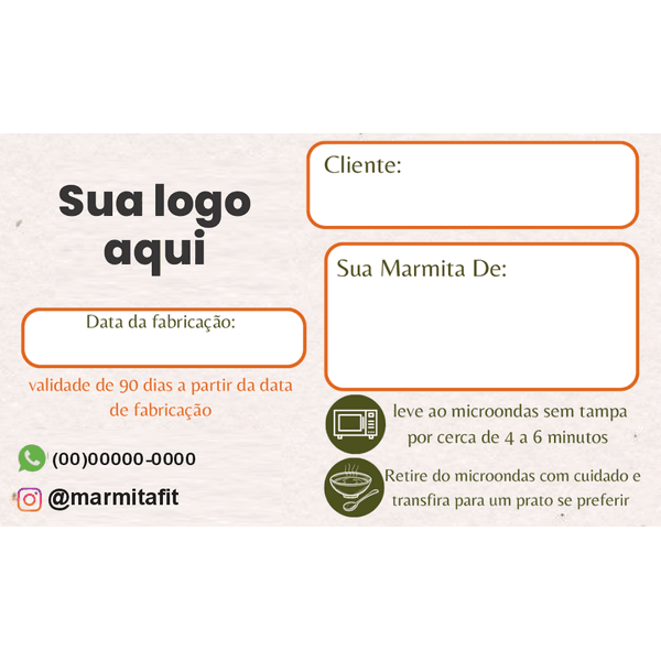 Adesivos para Marmitas Copia