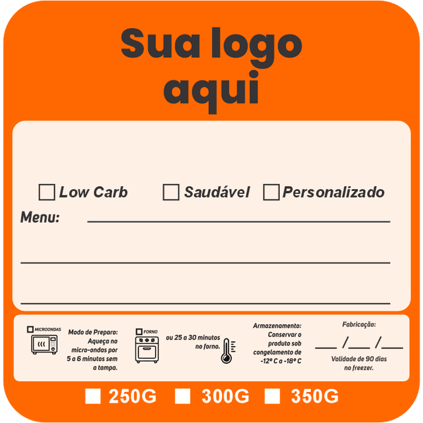 Adesivos para Marmitas 