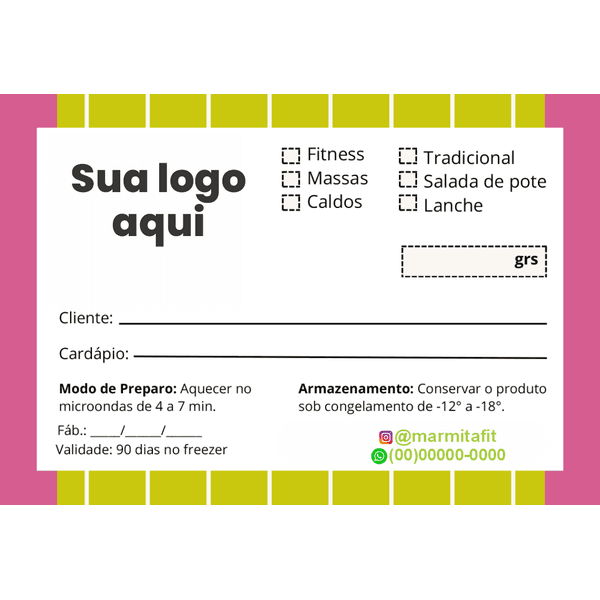 Adesivos para Marmitas Copia Copia