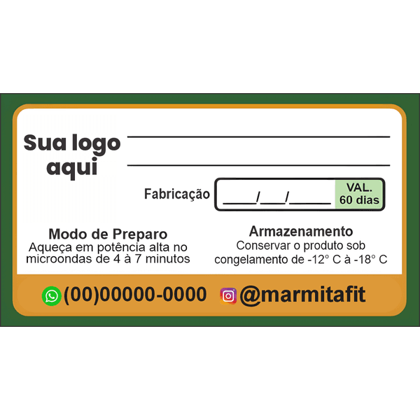 Adesivos para Marmitas 