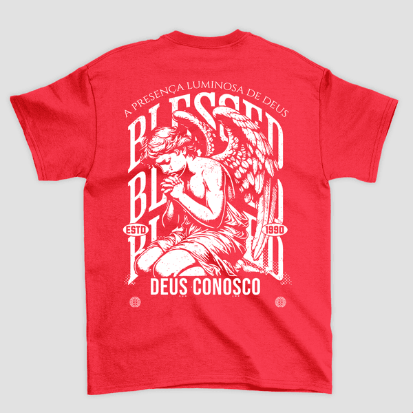 Camiseta Básica Anjo Blessed