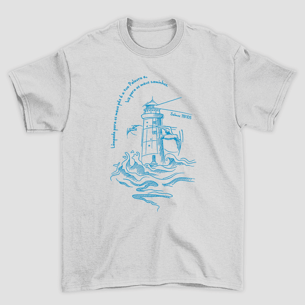 Camiseta Básica Deus Nosso Farol