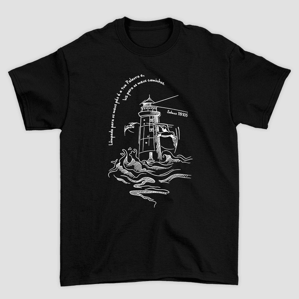 Camiseta Básica Deus Nosso Farol