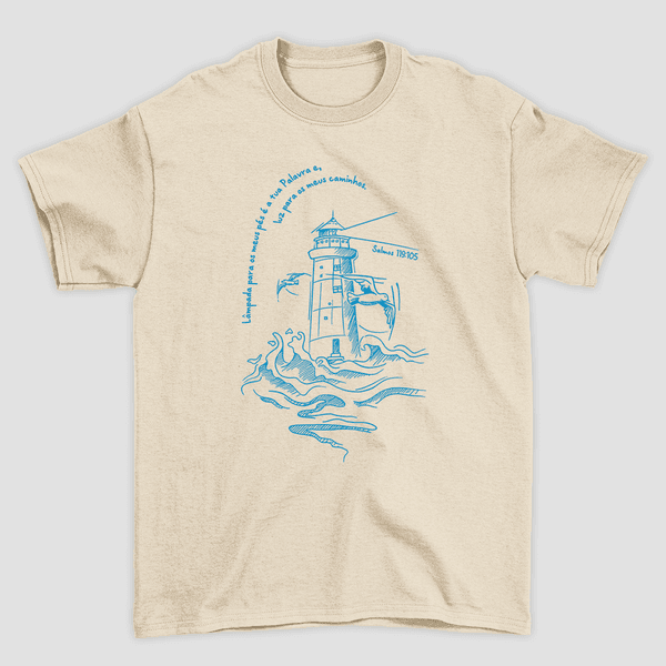 Camiseta Básica Deus Nosso Farol