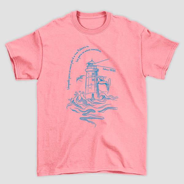 Camiseta Básica Deus Nosso Farol