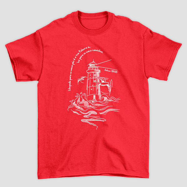 Camiseta Básica Deus Nosso Farol