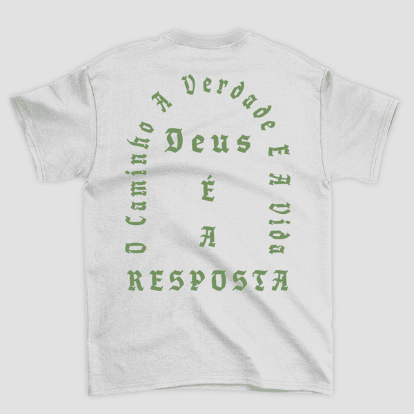 Camiseta Básica Deus é a Resposta