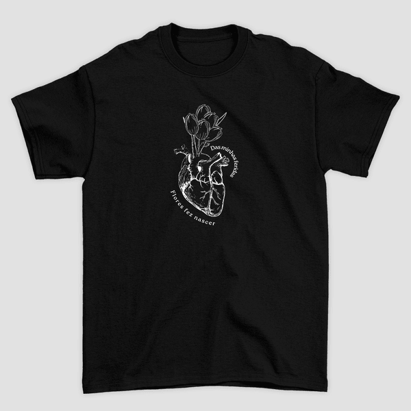 Camiseta Básica Flores das Feridas 